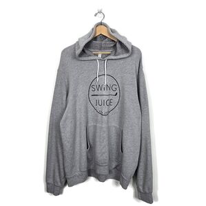 Swing Juice Golf Retro Unisex Gray Logo Hoodie 2XL